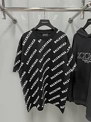 Balenciaga Logos Oversize T-Shirt No6 - 4