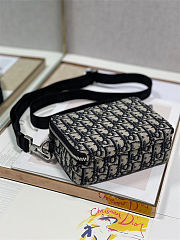 Dior Bag Pouch with Strap Beige and Black - 5