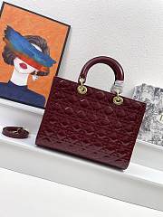 Dior Handbag Cherry Size 32x12x24cm - 5