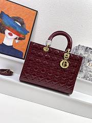 Dior Handbag Cherry Size 32x12x24cm - 6