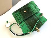 BVLGARI REVERSE FOREVER EAST-WEST GREEN 22X15X4.5CM - 2