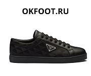 Prada Leather and Re-Nylon sneakers Black - 1