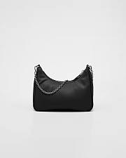 Prada Re-Edition 2005 Re-Nylon bag Black Sliver - 2