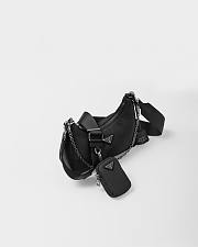 Prada Re-Edition 2005 Re-Nylon bag Black Sliver - 3