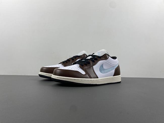 Air Jordan 1 Retro Low SE Brown Blue Grey FQ8156-142 - 1