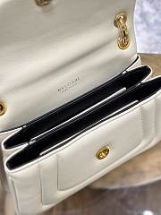 BVLGARI REVERSE MICRO TOP HANDLE BAG CREAM 22.5X15X7CM - 3