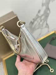 BVLGARI SERPENTI BAIA SHOULDER BAG SILVER 27.5X18X3.5CM - 3