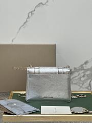 BVLGARI SERPENTI FOREVER BAG SILVER 20x15x5cm - 5