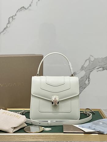 BVLGARI SERPENTI FOREVER TOP HANDEL WHITE 18X16X9CM