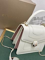 BVLGARI SERPENTI FOREVER TOP HANDEL WHITE 18X16X9CM - 5
