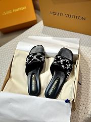 Louis Vuitton Neo Revival Flat Mule Black 1ACSEQ - 1