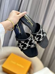 Louis Vuitton Neo Revival Flat Mule Black 1ACSEQ - 4