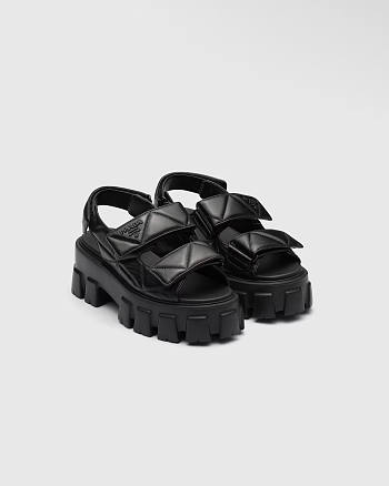 Prada Monolith nappa leather sandals