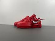Nike Air Force 1 Low Off-White Red AO4297-600 - 1
