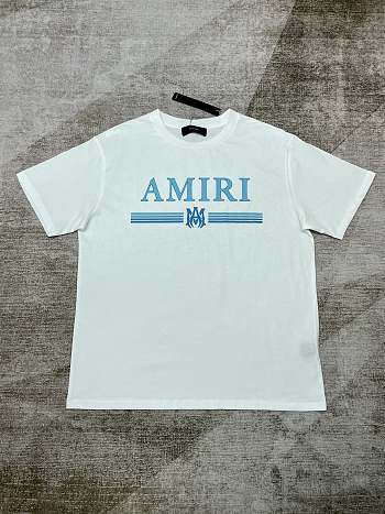 Amiri T-shirt White Blue AM060471