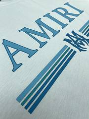 Amiri T-shirt White Blue AM060471 - 5