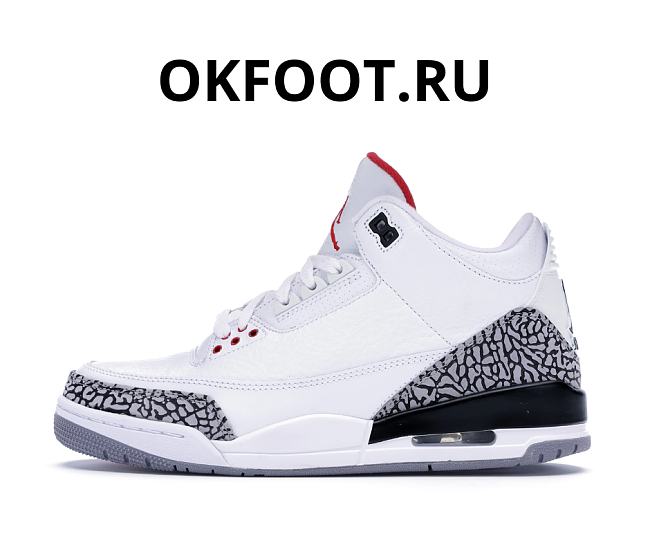 Air Jordan 3 Retro White Cement (2011) 136064-105 - 1