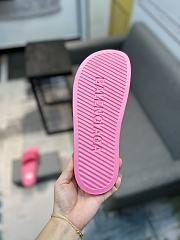 Balenciaga Pool Slide Sandal In Fluo Pink - 6