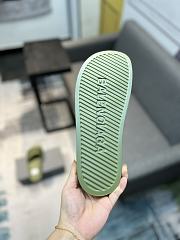 Balenciaga Pool Slide Sandal In Olive - 5