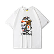 Bape T-shirt White BP546 - 4