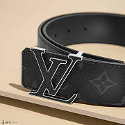 LV Initiales 40mm Reversible Belt Black - 1