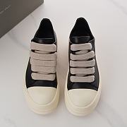 Rick Owens Bumper Black Milk Shiny Leather - 6