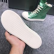 Rick Owens DRKSHDW High Top Green Metallic - 6