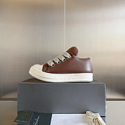 Rick Owens Jumbo Lace Padded Low Brown Milk - 1