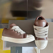 Rick Owens Jumbo Lace Padded Low Brown Milk - 2
