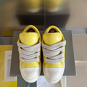Rick Owens Jumbo Lace Padded Low Yellow Milk - 4