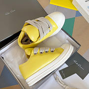 Rick Owens Jumbo Lace Padded Low Yellow Milk - 5