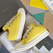 Rick Owens Jumbo Lace Padded Low Yellow Milk - 2