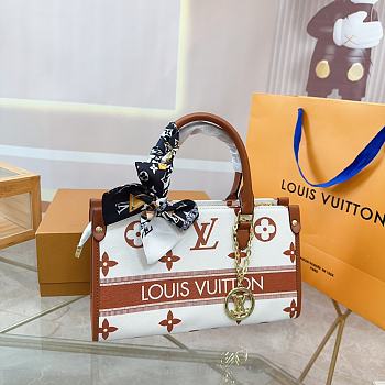 LV Crossbody Ladies Handbags Red Size 25cm