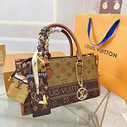 LV Crossbody Ladies Dark Brown Handbags Size 25cm  - 1