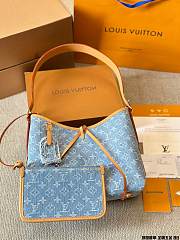 LV Carry Denim Blue Size 29 x 24 x 12 cm - 1