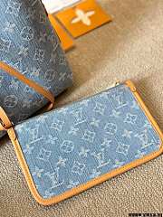 LV Carry Denim Blue Size 29 x 24 x 12 cm - 3