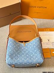LV Carry Denim Blue Size 29 x 24 x 12 cm - 4
