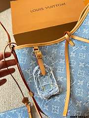 LV Carry Denim Blue Size 29 x 24 x 12 cm - 6