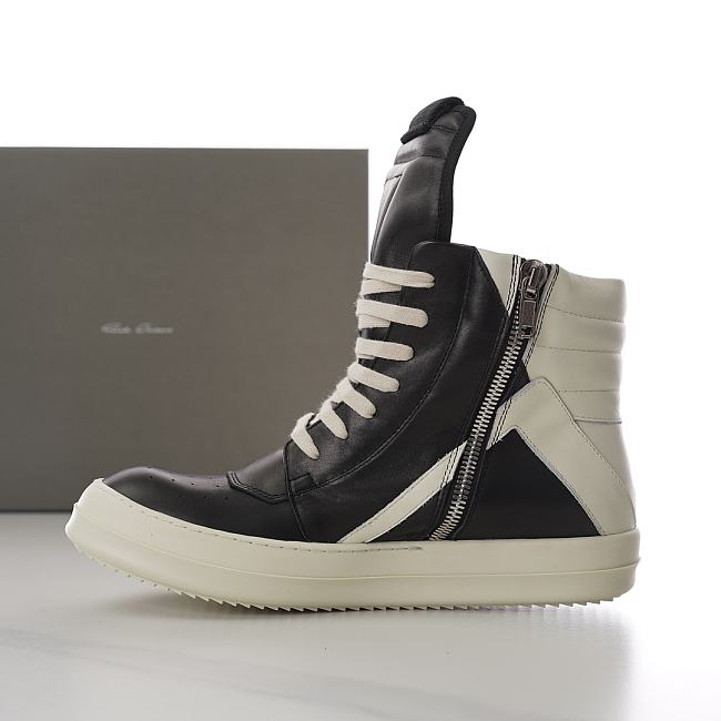 Rick Owens Luxor Geobasket Black Milk RU02C7894-911 - 1