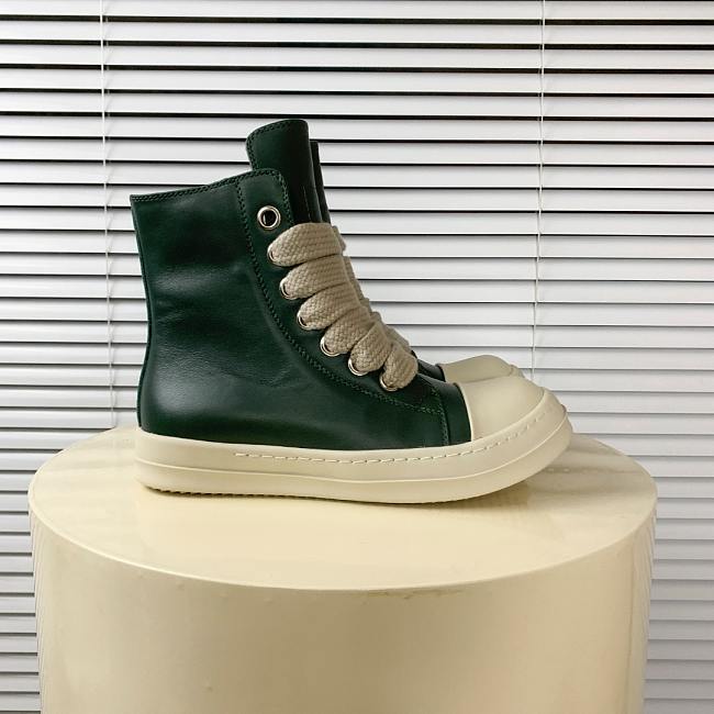 Rick Owens Porterville Jumbolaced High Green - 1