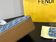 Fendi Sunshine Small Denim Blue Size 22x12x25CM - 2