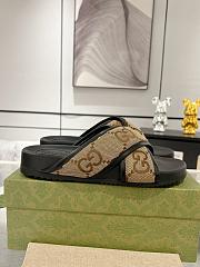 Gucci Men's Slide Sandal Beige - 4