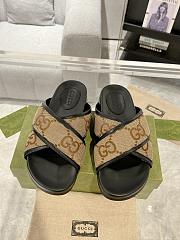 Gucci Men's Slide Sandal Beige - 3