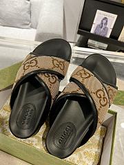 Gucci Men's Slide Sandal Beige - 2