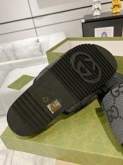 Gucci Slide Sandal Black Grey - 6