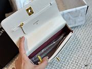 Chanel White Wallet On Chain Bag 77 Size 7.5 x 4.5 x 1.5cm - 2