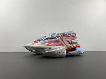 Balmain Paris White Blue Red