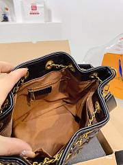 Louis Vuitton Bucket Black Bag Size 20 x 20 x 15 cm  - 5