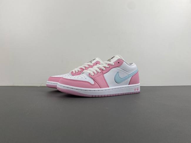 Air Jordan 1 Low SE Paw Print Pink Foam HM3706-141 - 1