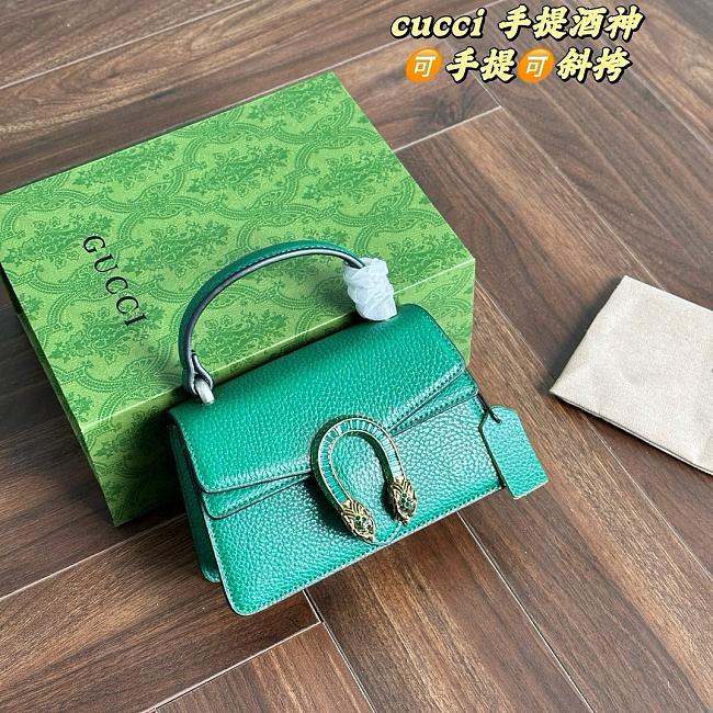 Gucci Dionysus Mini Bag Green Size 18×12×6CM - 1